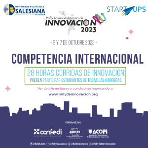 Afiche promocional del Rally Latinoamericano de Innovación 2023